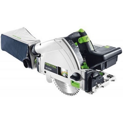 Festool Akku-Tauchsäge TSC 55 CAMP-Set inkl. 2 x FS1400, Verbinder und Zwingen