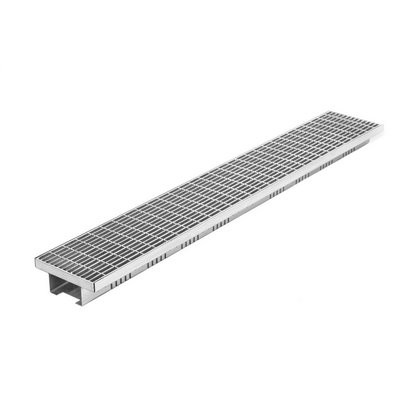 Monsun® Drain Entwässerungsrinne vz m. Maschenrost MW 30x10 1500x155x63mm