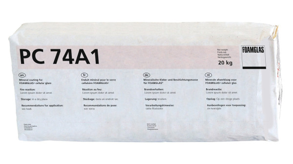 Foamglas PC 74 A1 Trockenmörtel Beschichtungsmasse 20kg Sack - PC 0216