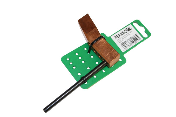 Perkeo copper piece hammer-finished 250g 100mm pin pin end flattened