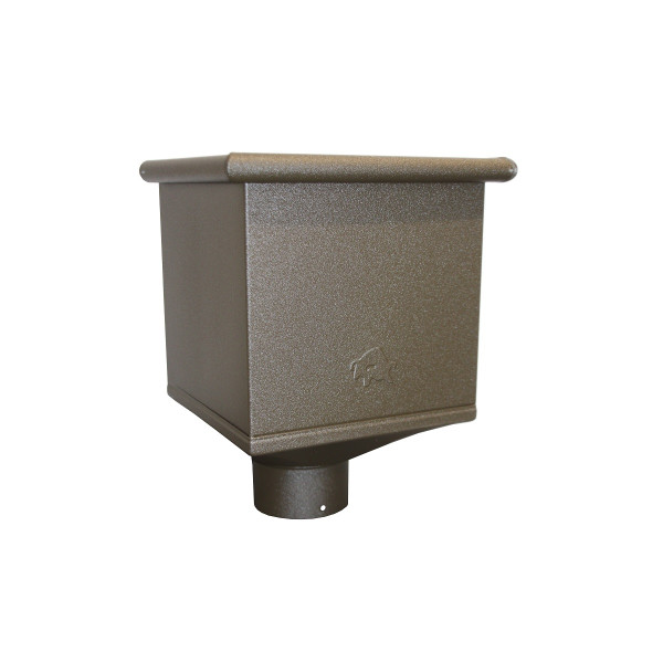 PREFA water trap 100 m. eccentric drain brown