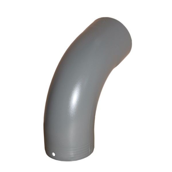 PREFA pipe bend 72° 100 P.10 light grey