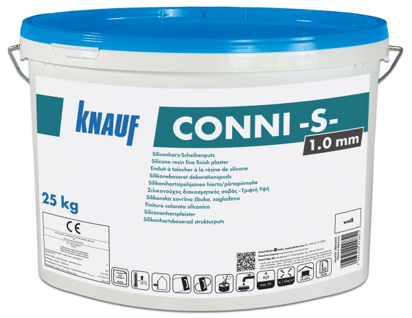 Knauf Conni S 1mm weiss 25kg Siliconharz-Strukturputz
