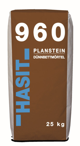 Hasit 960 Plansteindünnbettmörtel grau 25kg