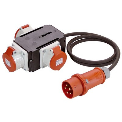 Rozdzielacz prądu Schwabe MIXO NECKAR 400 V 16 A 11 kW 1,5 m