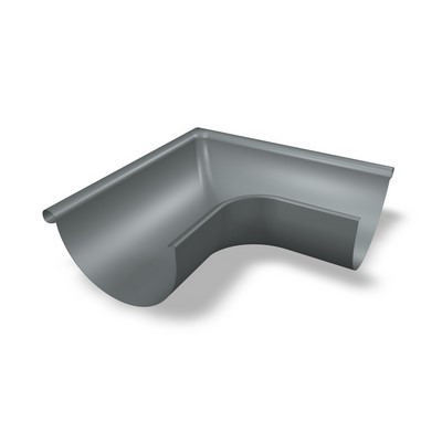 PREFA gutter angle 28 P.10 light grey outside