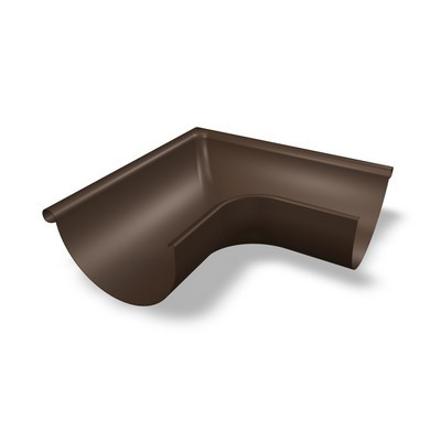 PREFA gutter angle 28 P.10 brown outside