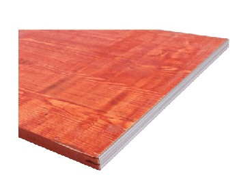 3-S-Schaltafel rot FI/TA 500x2000x21mm E-Profil Kantenschutz