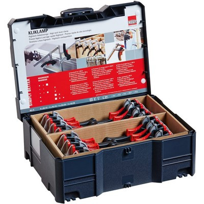 Zaawansowany technologicznie zacisk dźwigniowy Bessey KliKlamp Systainer KLI-S