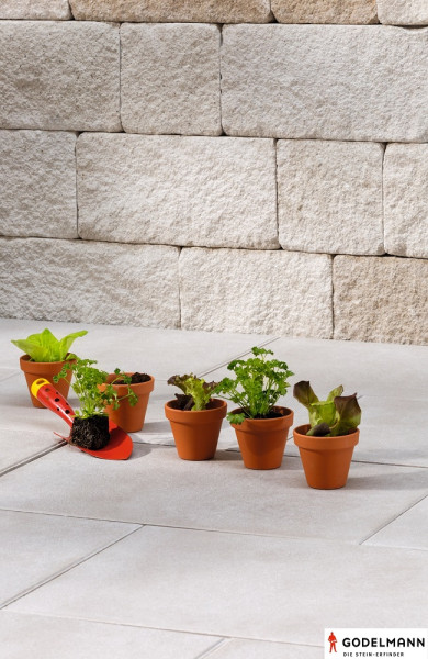 GDM MOLINALINE Set antik DTE100 Set-Höhe 20cm Kalkstein-Hell