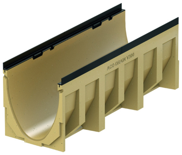 ACO Drain Multiline Rinne V300S-0.0.2 o. Gefälle100cm STVZ