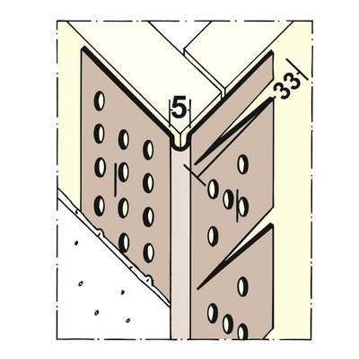 Maisch Kantenprofil Trockenbau weiß 3.0m 03767 300,0 f. GK-Rundbogen