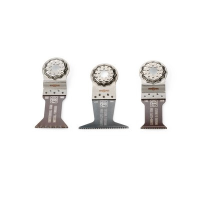 Fein E-Cut Combo Starlock WOOD & METAL 3 E-Cut Tauchsägeblätter