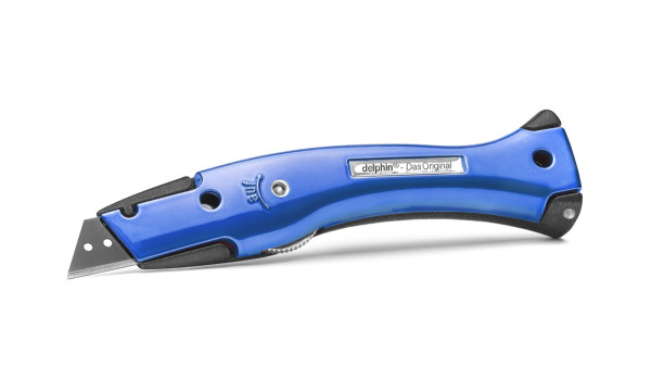 Delphin®-03 Style Edition Matt Black Candy Blue Utility Knife