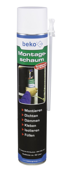 Beko Montageschaum grau 750ml