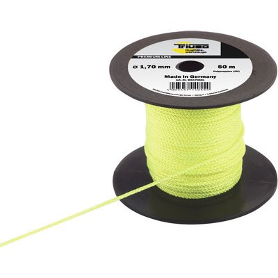 Świecący sznur murarski Triuso polipropylenowy żółto-fluorescencyjny 1,7mm 50m