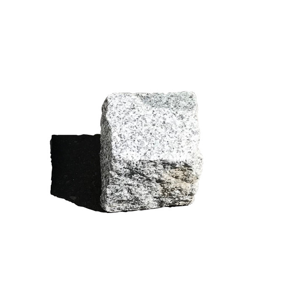 KNKE Granitpflaster MK hellgrau 8/11 cm in Holzkisten