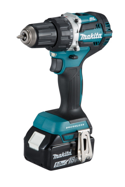 Makita Akku-Bohrschrauber DDF484RTJ 18V 2x5Ah Akku + Ladegerät im MAKPAC