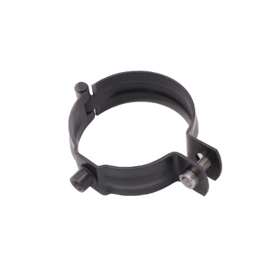 PREFA Ablaufrohrschelle DN80 anthrazit m. Gewindemuffe M10
