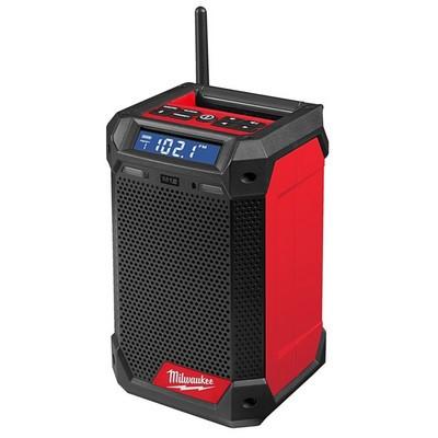 Milwaukee Netz/Akku-Radio M12RCDAB+-0 mit Ladefunktion ohne Akkus u. Ladegerät