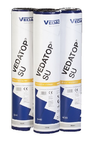VEDATOP SU 7.5m x 1.0m x 3.0mm Kaltselbstklebende Elastomerbitumenbahn