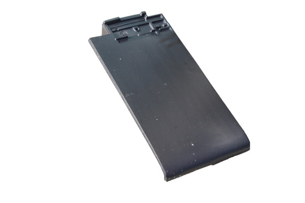 Erlus Linea verge tile left, sinter gray