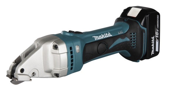 Makita Akku-Blechschere 1.6mm 18V u. Ladeg. u. 2xAkkus 5.0Ah -DJS161RTJ