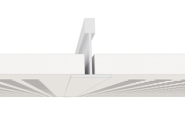 Knauf Plaza Globe S15/S24 12.5mm 625x625mm white lacquered Fv. grey