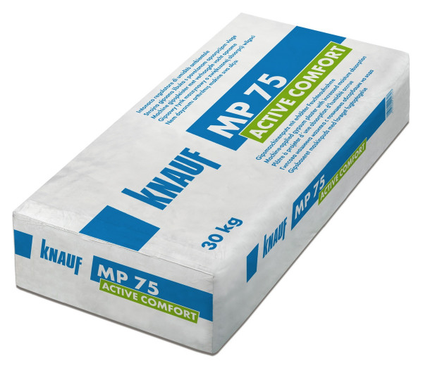 Knauf MP 75 ActiveComfort 30kg Gipsputz m. erhöhter Feuchteaufn.
