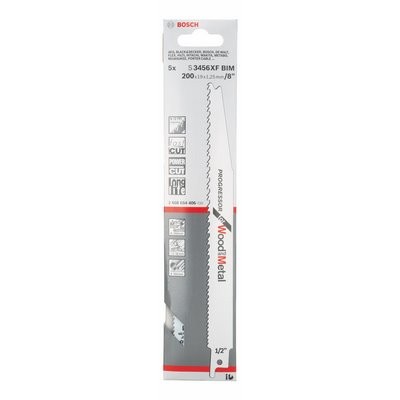 Bosch Säbelsägeblatt f. Holz u. Metall S 3456 XF BIM 5er-Pack