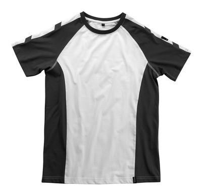MASCOT® Potsdam T-shirt weiß/dunkelanthrazit Gr.M