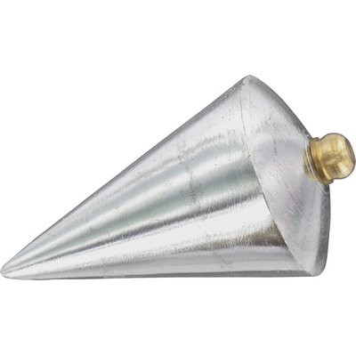 Triuso Senklot Zink-Druckguß Birnenform m. abschraubbarem Knopf 500g