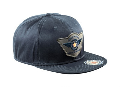 MASCOT Cap Bayville black-blue plain - Size One