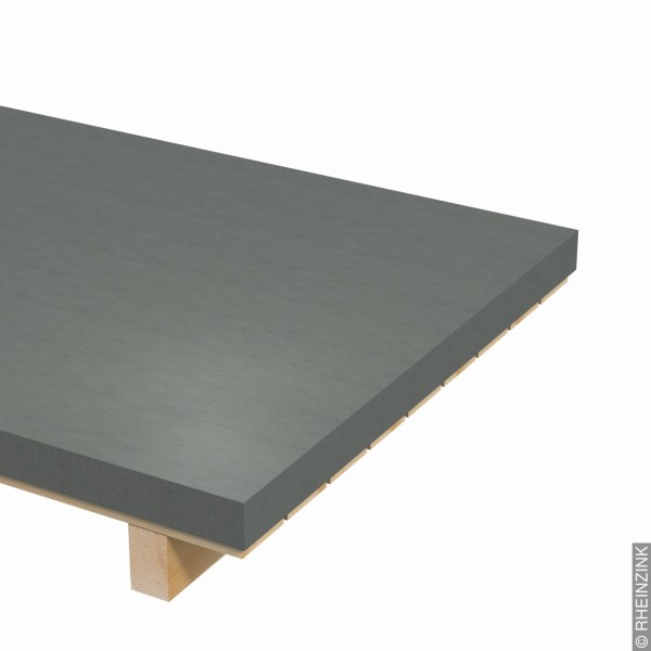 Rheinzink prePATINA slate grey panel 0.7x1000x2000mm 10.08kg panel