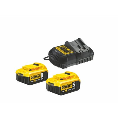 SBD Starterkit m. DCB115 2x18.0V/5.0Ah 2 Stück - DCB115P2-QW