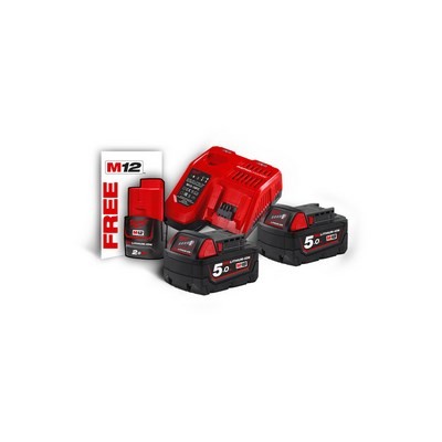 Milwaukee M18™ NRG-503 Pack 18V Starterset - 4933451423