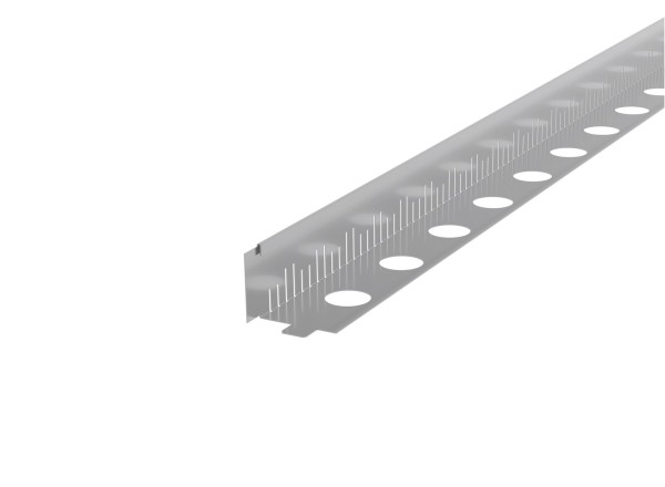 Monsun Dachrandprofil XL Alu H 100 mm Einbauhöhe 100 mm Länge 2500 mm