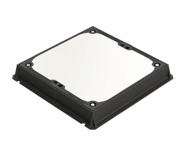 Cable duct cover LW 700/700, class D 4-way screwed, surface watertight