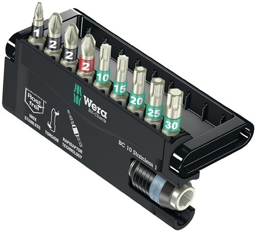 Wera Bit-Satz BC 10 Stainless 1 Inox
