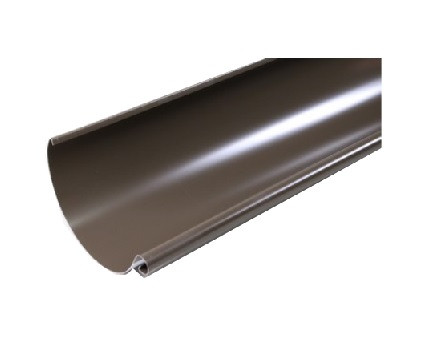 PREFA Dachrinne 0.7mm 5mtr D 333mm große Wulst braun