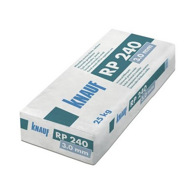 Knauf RP 240 3.0mm weiß 25kg Mineralischer Rillenputz