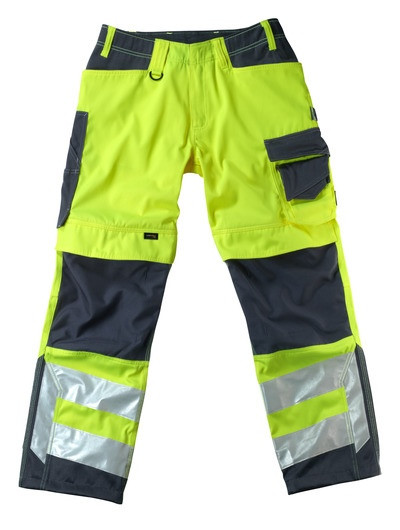 MASCOT® Kendal trousers hi-vis yellow/black-blue size 82C52