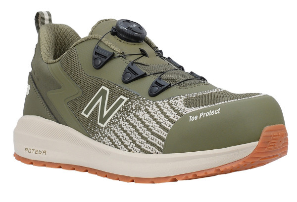 New Balance Speedware Boa Halbschuhe S1 P SRC olive/weiß - Gr.45