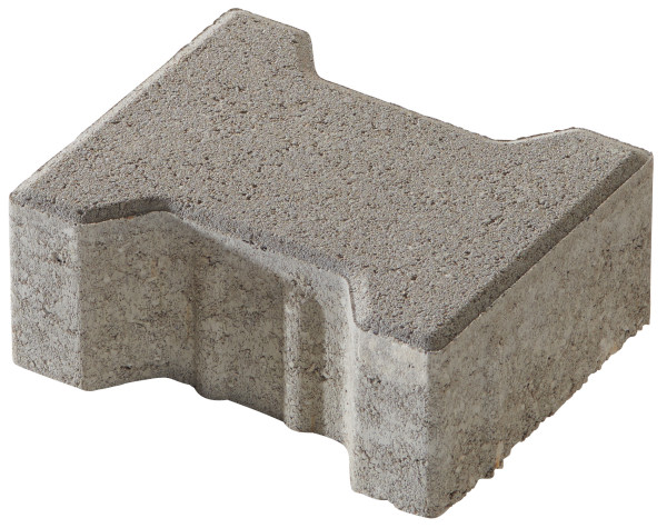 Pflaster Doppel-T 10cm grau. betonglatt