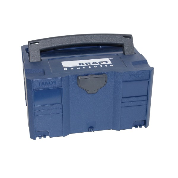 Tanos Systainer T-Loc III lichtgr. KRAFT m. Deckeldruck saphirblau/anthrazit