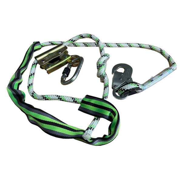 SECURANTA Kratos Verbindungsmittel verstellb. KM Seil max 2m 2 Stahlkarab.