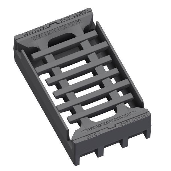 Attachment 300x500mm Kl. D400 SW 34.5mm cast desk form with insert