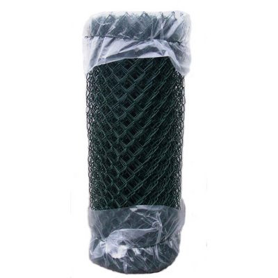 Viereckgeflecht NW 50x2.8x1250mm 25m verzinkt und grün ummantelt RAL 6005