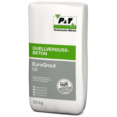 P&T EuroGrout 08 25kg Quellvergußbeton 0-8mm - 2002