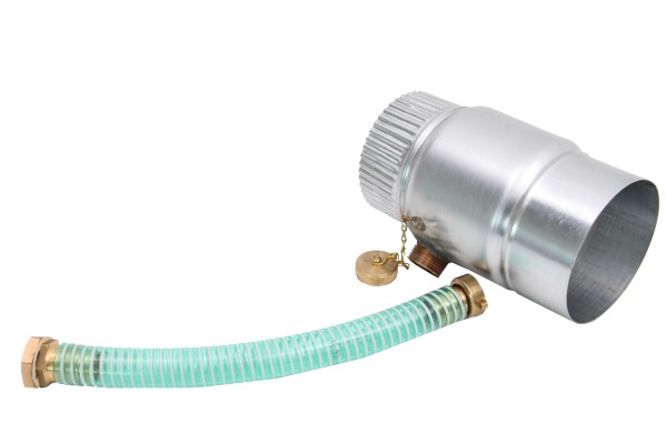 Zink Madema Regenwassersammler Ø 120mm mit Schlauchanschluß